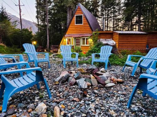 North Douglas House | Cabin & A-Frame w/Firepit near Fishing & Trails