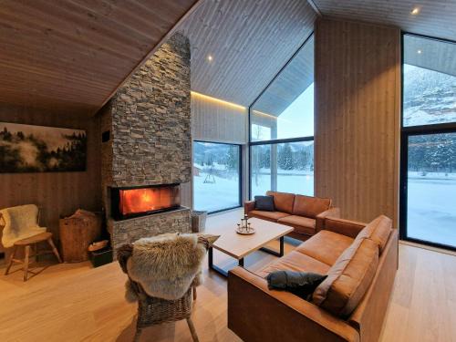 Bygland House | Cabin With Dock By Otra In Setesdal