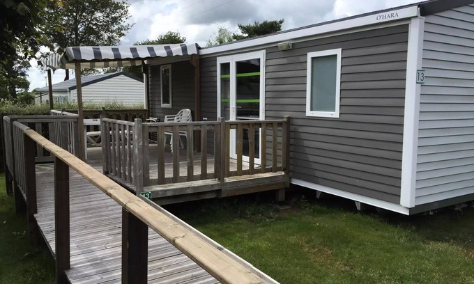 Pont-Scorff House | Camping Entre Terre et Mer * - PMR Comfort mobile home (2 bedrooms) adapted for people with reduced mobility 4 people