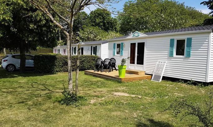 Revel House | Camping le Moulin du Roy * - IRM mobile home - 2 bedrooms - 25m² - 4 to 5 people - 4 people. included in the price