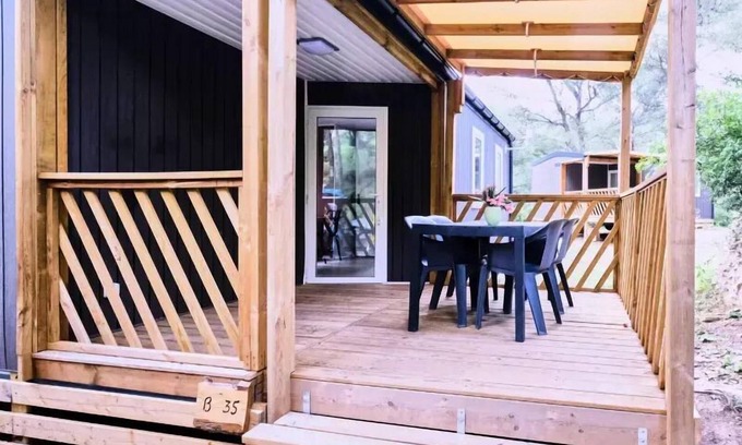 Orgon House | Camping maeva Respire La Vallée Heureuse * - Mobil-home Premium 3 Parts 4 People Climated