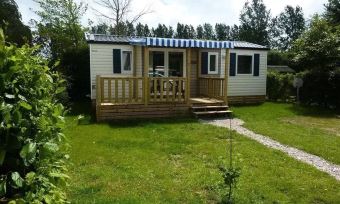 Licques House | Campsite Les Pommiers des 3 Pays * - Mobil home 55 6 people