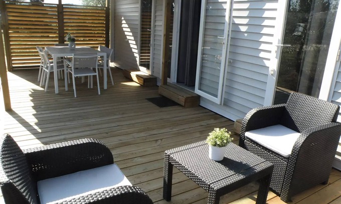 Chastanier House | Campsite Les sous bois du Lac * - Ophéa 3-room privilege mobile home for 6 people