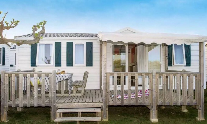 Saint-Cheron House | Campsite Parc des Roches * - Comfort XL 4-room mobile home for 6 people with air conditioning