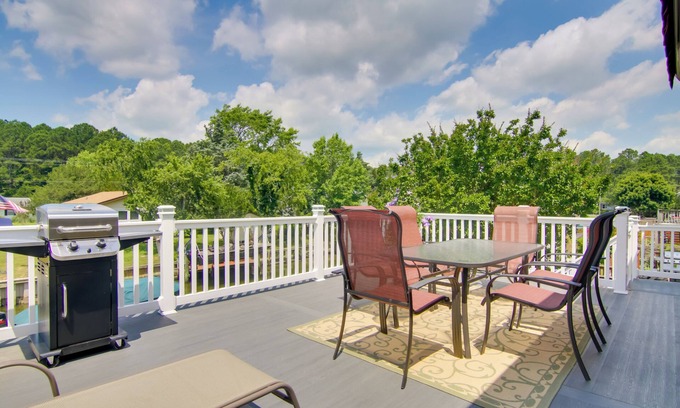 Ocean City House | Canal-Front Getaway w/Deck & Dock in Ocean City