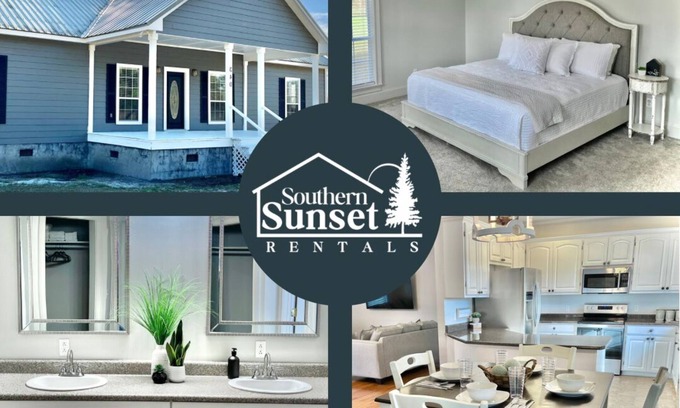 Norman Park House | Canopy Drive Cottage ~ Modern Chic 3B 2B sleeps 8 adults ~ Colquitt County GA