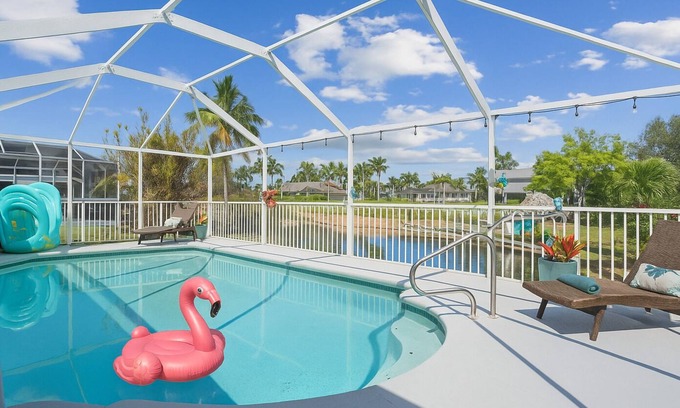 Pelican House | Cape Coral Oasis- Gulf-Access, Heated Pool, Game Room, Boat lift
