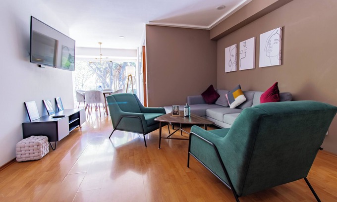 Anahuac Condo | Capitalia - Cozy & Stylish -w/GYM
