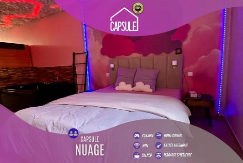 Fontaine-l'Eveque Apartment | Capsule Nuage Jacuzzi Sauna