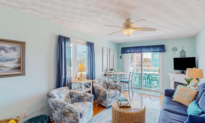 Holden Beach Apartment | Captain's Villa 9-C Sunshine Ally