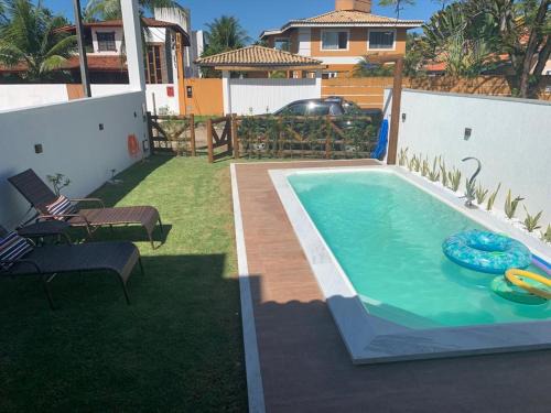Vera Cruz House | Casa 4 suítes com piscina Condomínio Lagoa Dourada Ilha de Itaparica BA