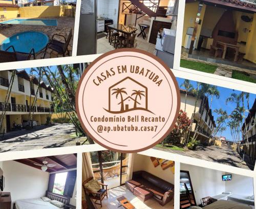 Umuarama House | Casa 7 em Ubatuba no Centro Condomínio com Piscina e Churrasqueira