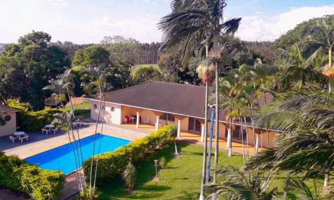 Sao Carlos House | Casa Ampla com Varanda, Piscina, Vista Panorâmica por do Sol, Natureza!