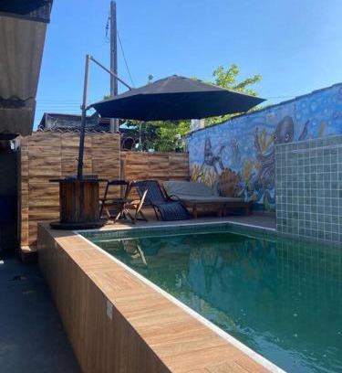 Jardim Praiano House | Casa com Piscina - Área da lazer familiar