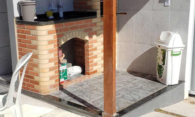 Unamar House | Casa com piscina area gourmet completa