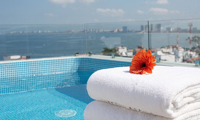 Downtown Puerto Vallarta Villa | Casa de la Luz Brand-new villa just above the Malecón overlooking Banderas Bay.