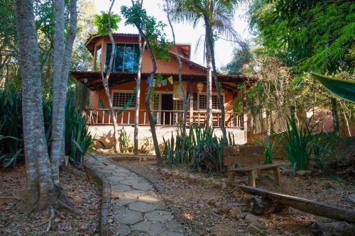 Alto Paraiso de Goias House | Casa dos Artistas na Natureza com Varanda