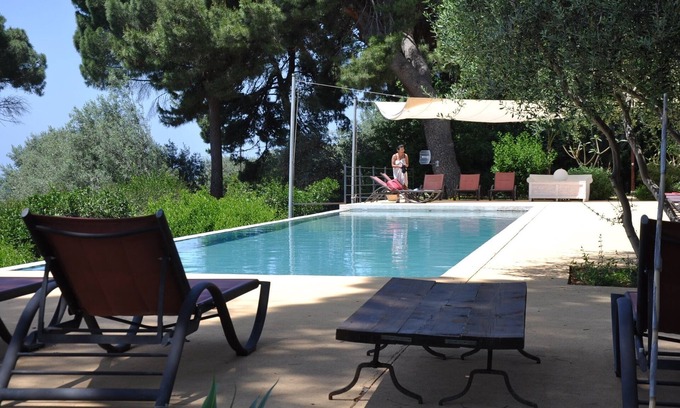 Citta del Mare House | Casa Laghetto with swimming pool overlooking the sea