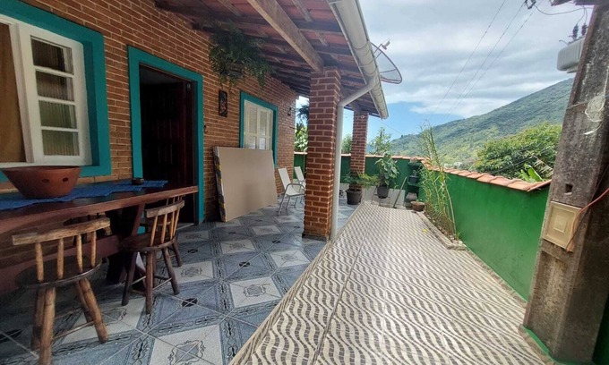 Pereque-Mirim House | Casa Palmeira for 10 people near three beaches Ubatuba
