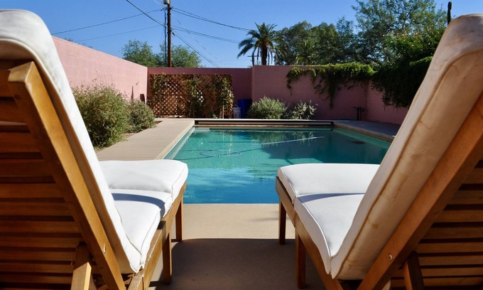 Peter Howell House | Casalola: Stylish Bungalow with Heated Pool in Midtown Tucson
