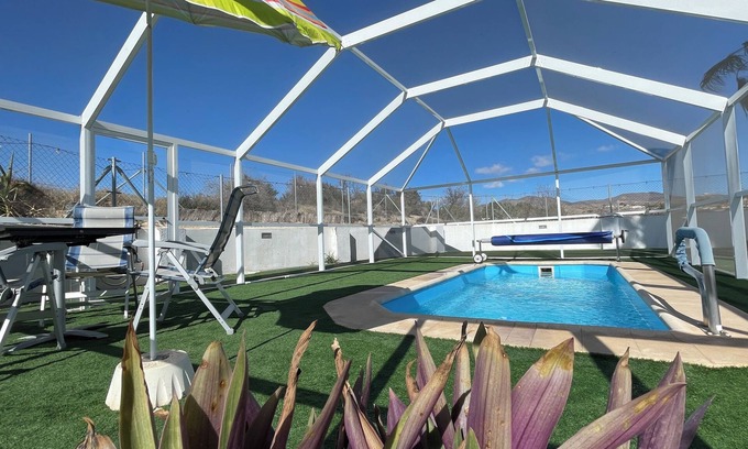 Huercal-Overa House | Casita Está Aquí, cozy and comfortable cottage with pool in quiet area