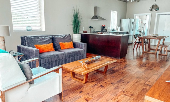 Downtown Greensboro Apartment | Central Apt: Xbox S, Walk to Tanger & Coffee Shop + Amenities