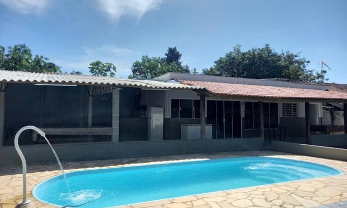 Sao Pedro House | Chácara com piscina, sinuca,15 min do Park Thermas.