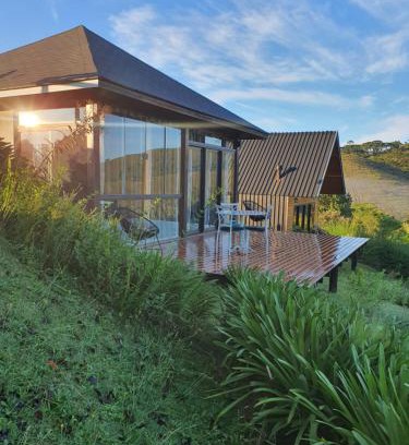 Campos do Jordao House | Chalé Acima das Nuvens 1 com Hidro