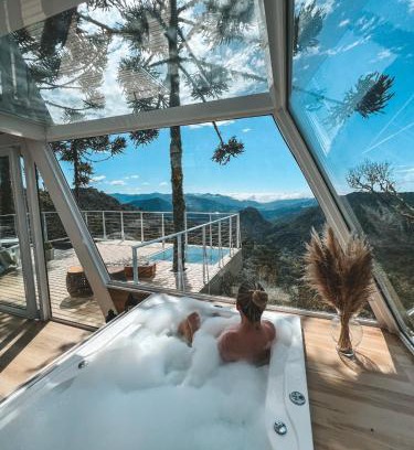 Urubici Cabin | Chalé Aframe- Benta Rosa Chalés de Luxo