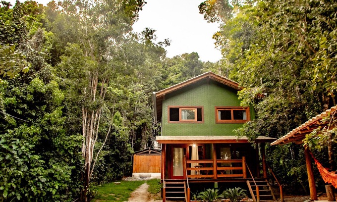 Cumuruxatiba Ski Chalet | Chalé beira mar c WIFI na Praia do Peixe Grande/BA