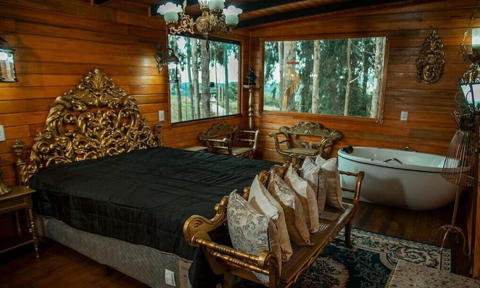 Santa Maria do Herval Ski Chalet | Chalé elegante c Wi-Fi em Santa Maria do Herval/RS