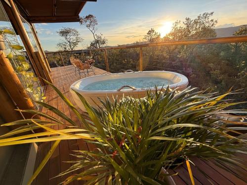 Alto Paraiso de Goias Ski Chalet | Chalé Ipê Amarelo