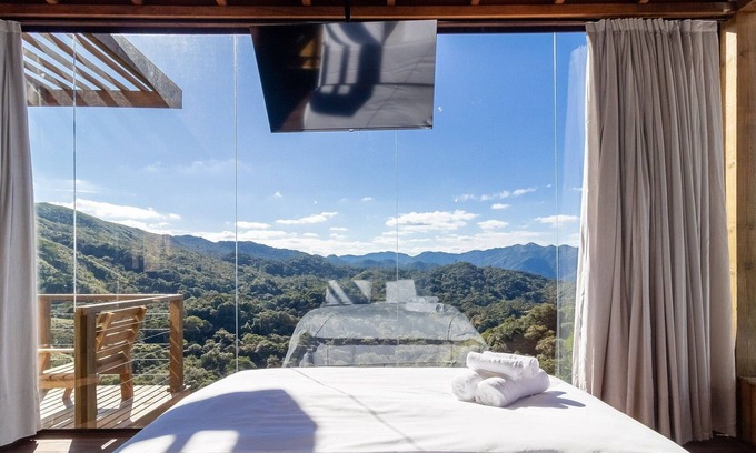 Anitapolis Apartment | Chalé Jacuzzi e Vista na Serra VST028