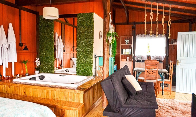 Palhoca Ski Chalet | Chalé romântico em Praia do Mar Aberto, Palhoça/SC