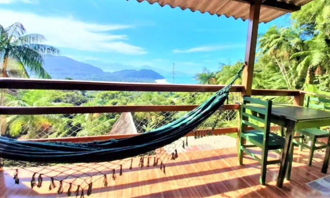 Prumirim Ski Chalet | Chalés Prumirim 04, five minutes from the BEACH and WATERFALL of PRUMIRIM in UBATUBA