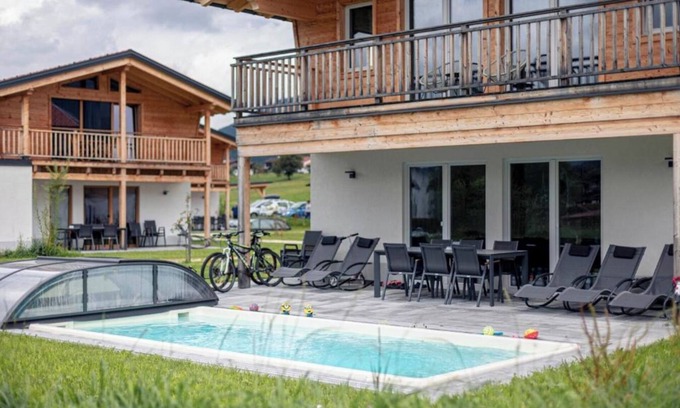 Inzell Apartment | Chalet 13 with sauna and summer pool for max. 6 people