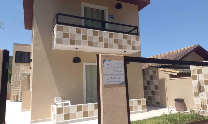 Caraguatatuba Ski Chalet | Chalet 2 🏠 private kitchen in gated community! OPENING! First floor