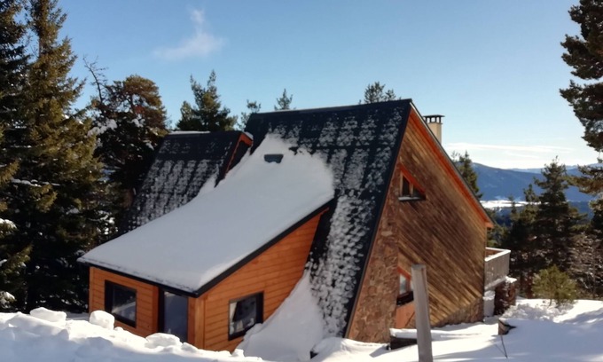 Puyvalador Ski Chalet | Chalet with unobstructed view of capcir at 1700m close to nature