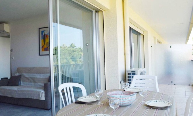 Cap-d'Antibes Apartment | Charming 1-BR Apt in Antibes with Balcony, Near Beach