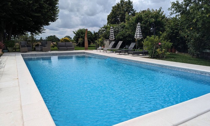 Paulnay Bed & Breakfast | Charming B&B in Brenne Park with Heated Pool, Private Terrace, and Shared Kitchen