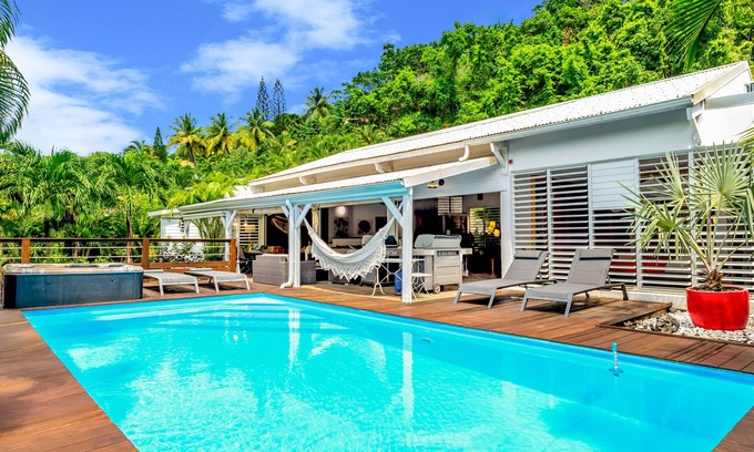 Bas Vent Villa | Charming bioclimatic villa in DESHAIES, 300m from Fort Royal beach