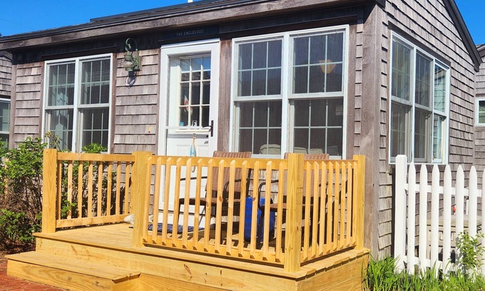 West Yarmouth Cottage | Charming Cape Cod Waterfront Cottage Perfect for 2! 1 minute walk to the beach!