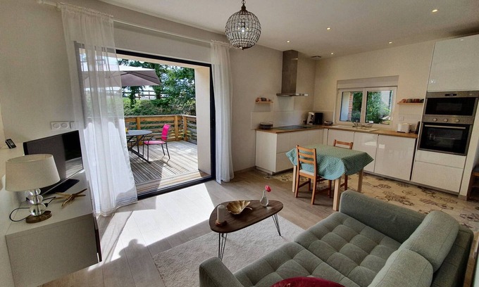 Chilleurs-aux-Bois Cottage | Charming farm stay with terrace and pond view