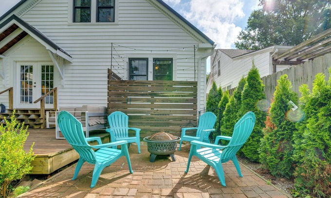 Crescent Hill House | Charming Louisville Retreat w/Patio & Fireplace!