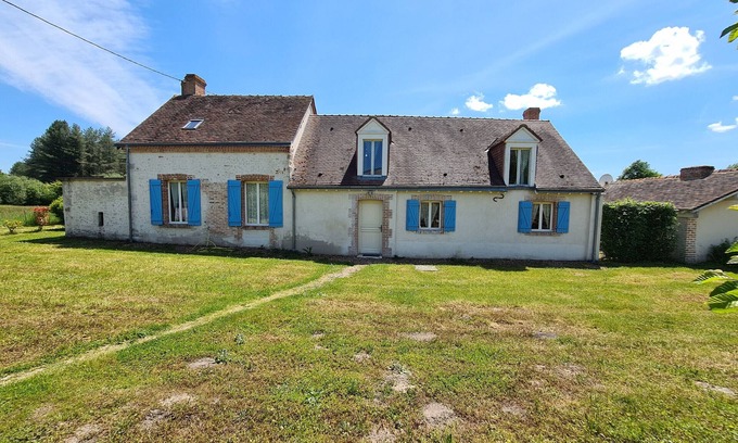 Jouy-le-Potier Cottage | Charming Solognote House with Fireplace, Near Loire Castles and Golf Courses