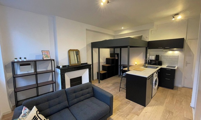 Guilhemery Apartment | Charming T1 in the heart of Toulouse