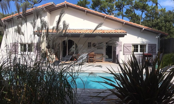 Pyla-sur-Mer Villa | Charming villa Pyla sur Mer with heated pool - for 8 people