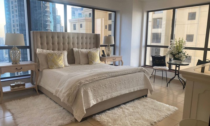 Al Sufouh 2 Apartment | Chic 2-bedroom apartment on the vibrant JBR BEACH with full seaview