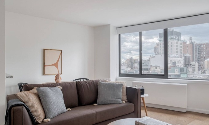 Union Square Apartment | Chic Flatiron 1BR w/Elevator & Gym, near Union Square Park, by Blueground