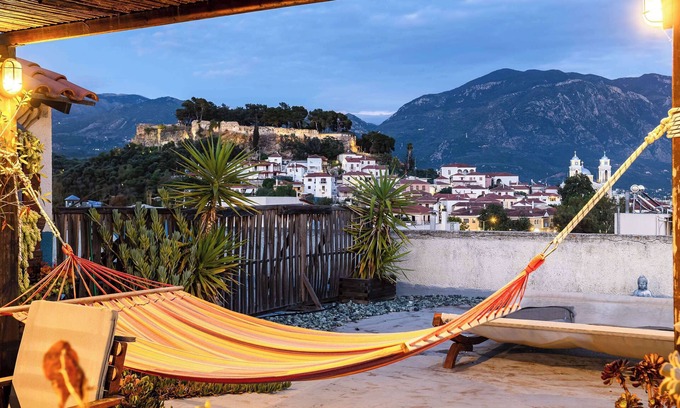 Kalamata Apartment | Chic Loft with Roof Garden and Panoramic View!